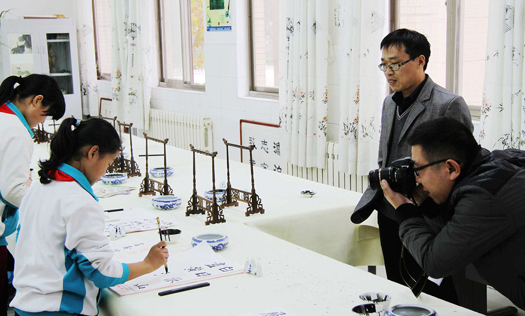 营口常州书法教育微网站开发案例